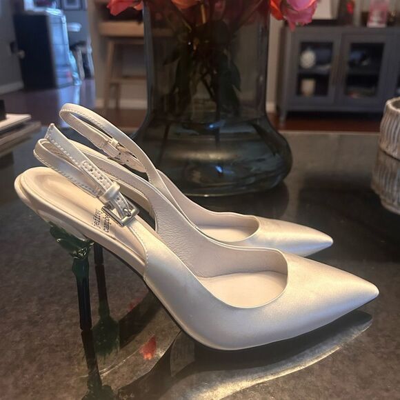 Jeffrey Campbell Flower heel Slingback Pumps - Picture 1 of 5